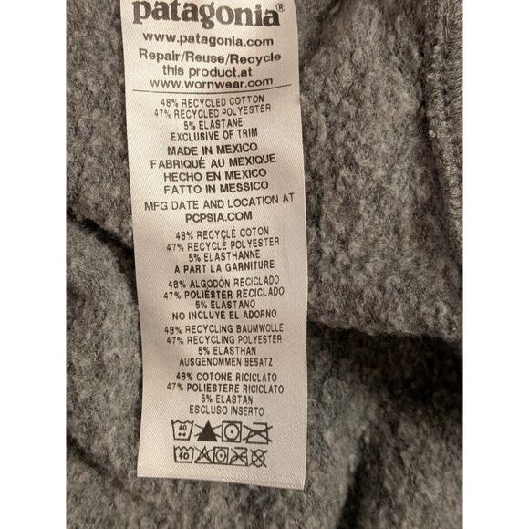 Patagonia Uprisal Crew Sweatshirt Men’s Large Regular Fit Gray Crewneck Outdoor - Picture 5 of 6